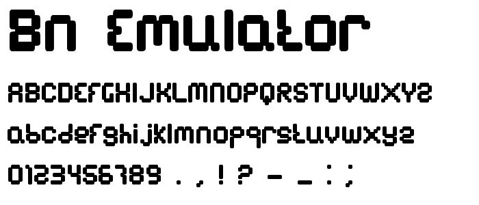 BN Emulator font